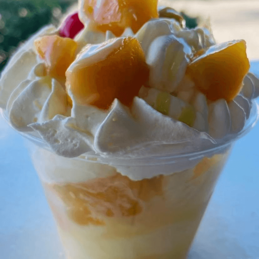 Sundae De Melocotón