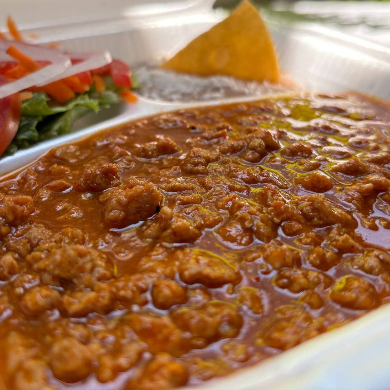orden de papas con chorizo platillo
