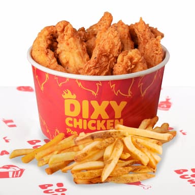 12 Dixy Tiras & Papas Francesas Grandes