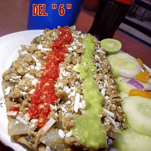 Huarache de Cecina de Res