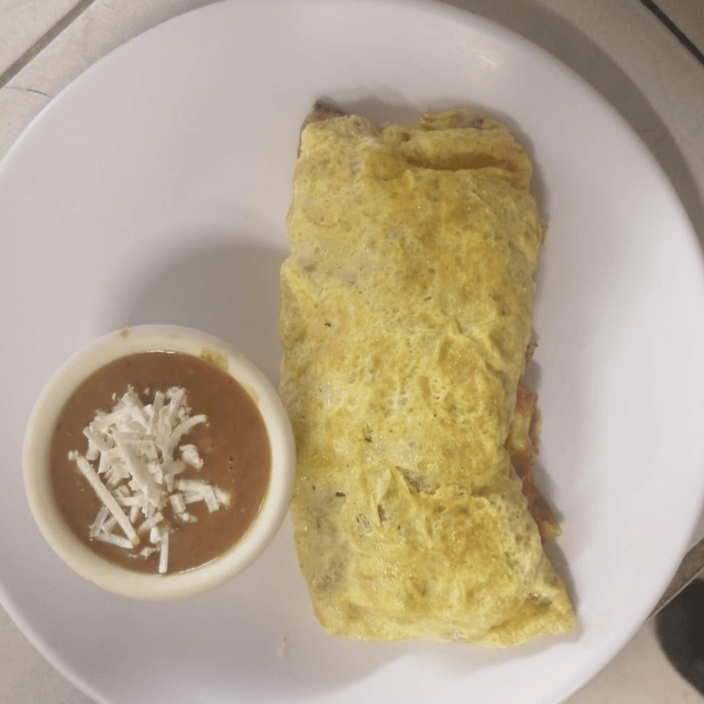 Omelet con Rajas Poblanass