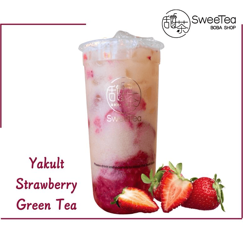 Yakult Strawberry Green Tea