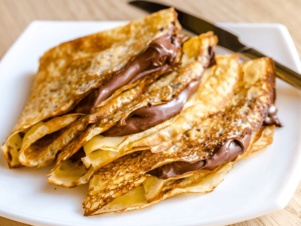 Crepa con Crema de Avellana