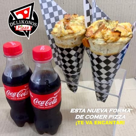 Combo 2 cono mixto + 2 coca cola 250ml