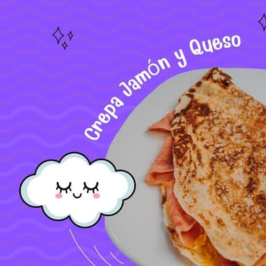 Crepa jamon y queso