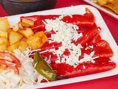 Enchiladas Orden Con Cebolla