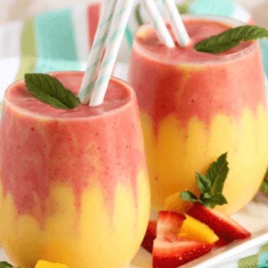 Jugo de Fresa, Mango y Menta
