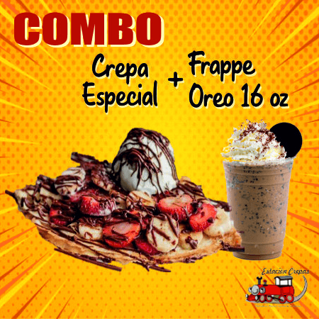 COMBO-CREPA ESPECIAL + FRAPPE OREO