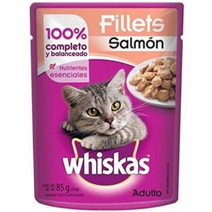 ALIM GATO WHISKAS SALMON ADULTO 85 G