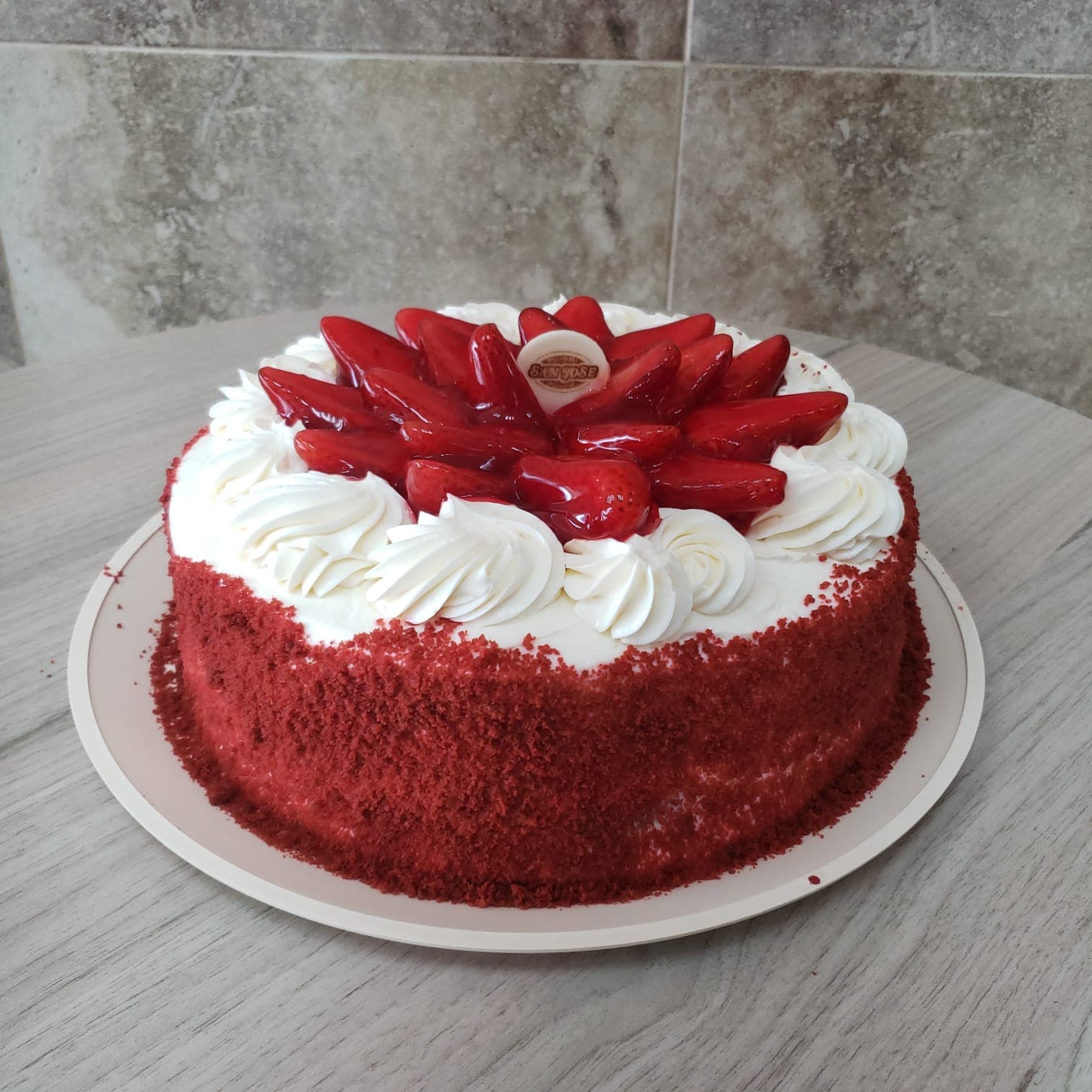 Red Velvet con Cheesecake
