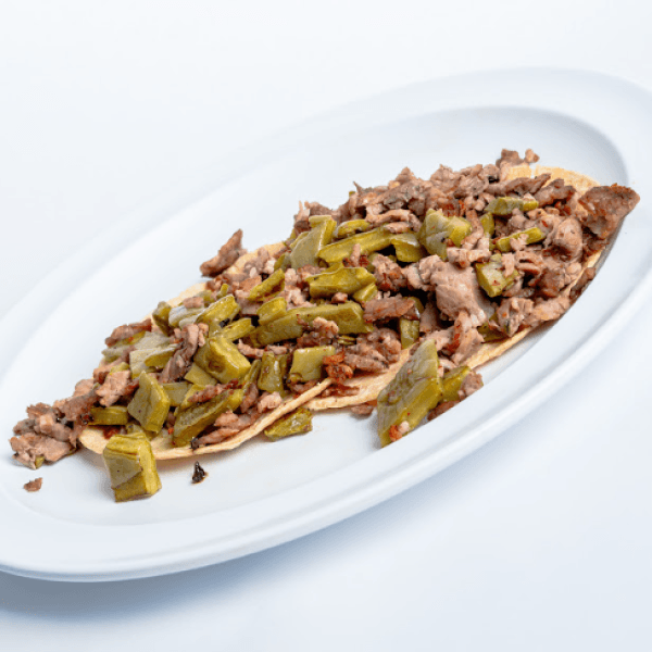 COSTILLA C/NOPAL  (2)TACOS 130grs