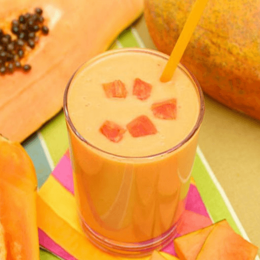 Licuado de papaya