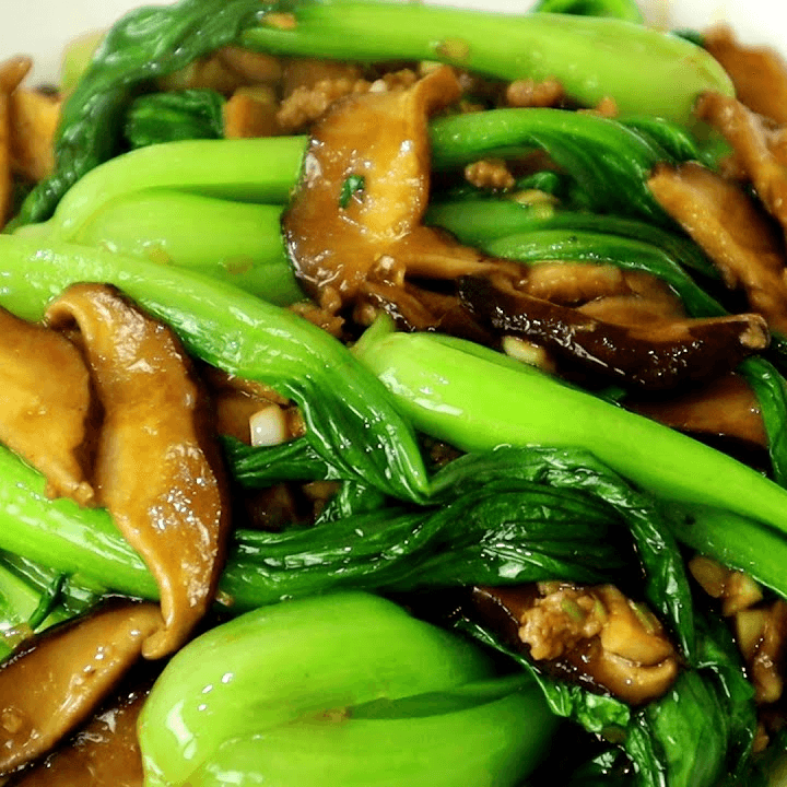 香菇油菜 colza de champiñones