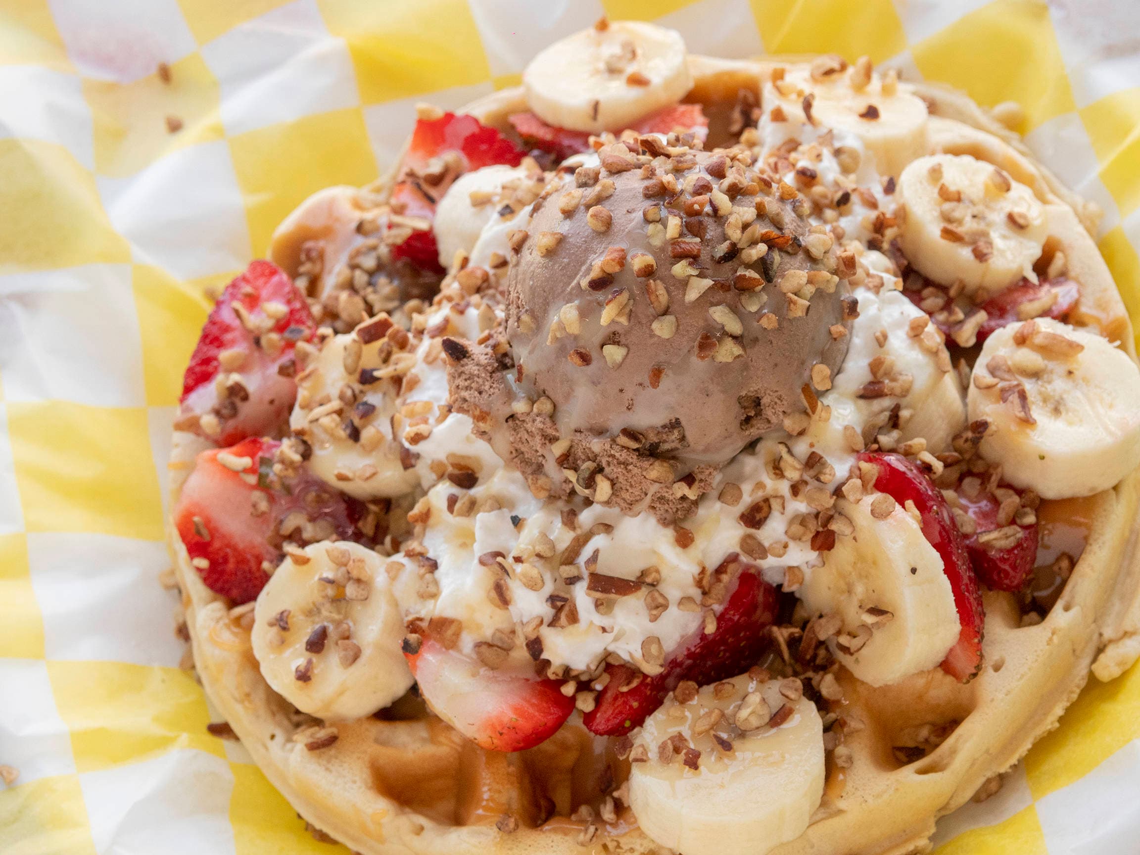 Waffle cajeta