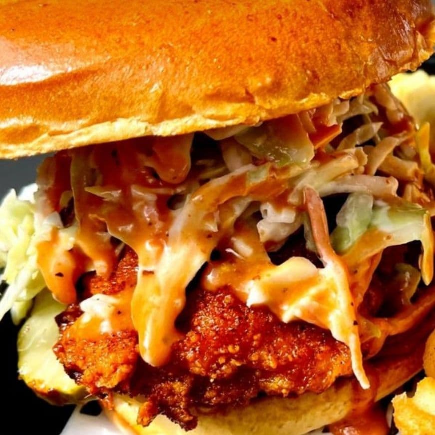 BBQ Chiken Burger+Francesa
