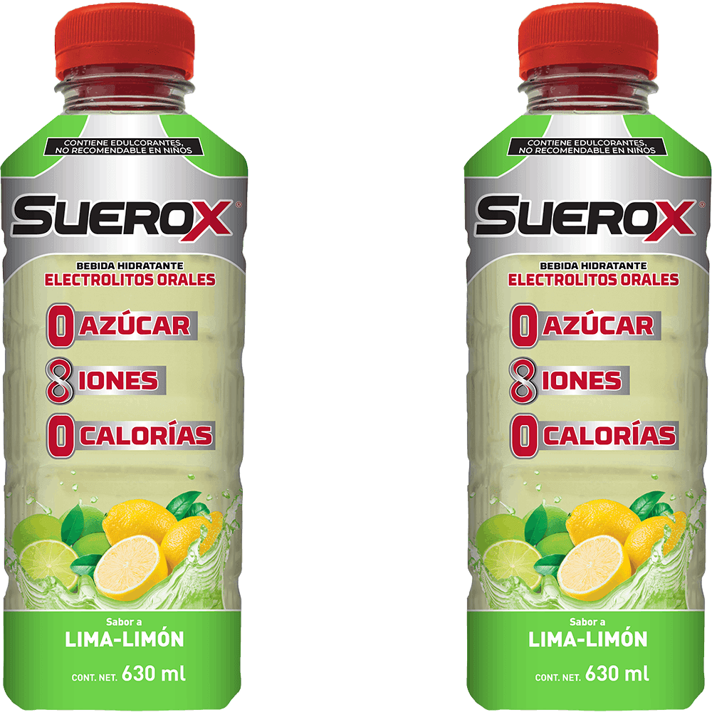 2 Suerox Lima Limon 630ml