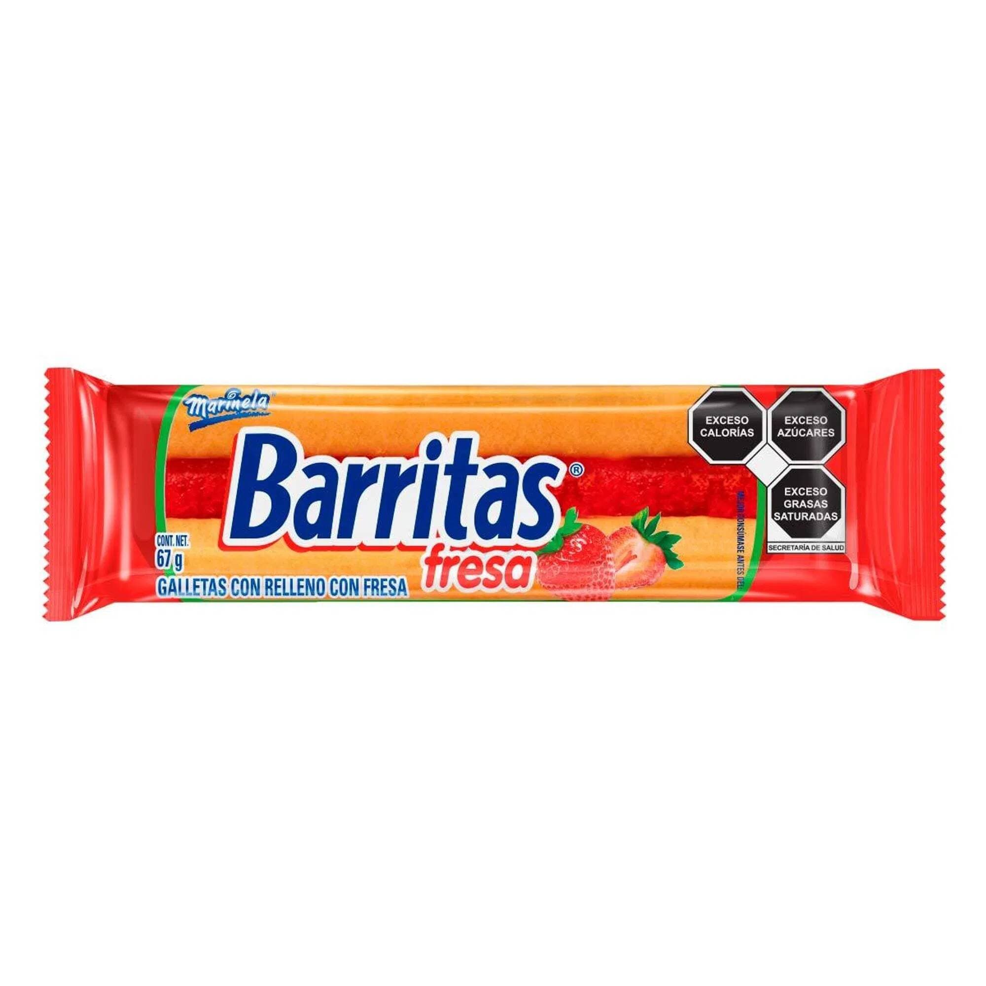 BARRITAS FRESA MARINELA 67GR