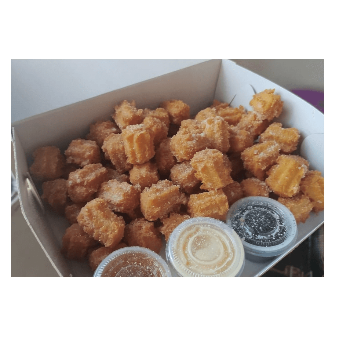 80 Churros Popcorn + 2 Salsas (1Oz)