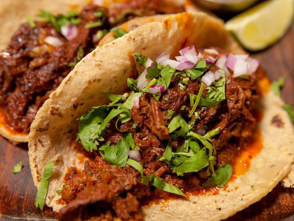 Tacos de Barbacoa de Res
