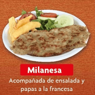 Platillo de Milanesa