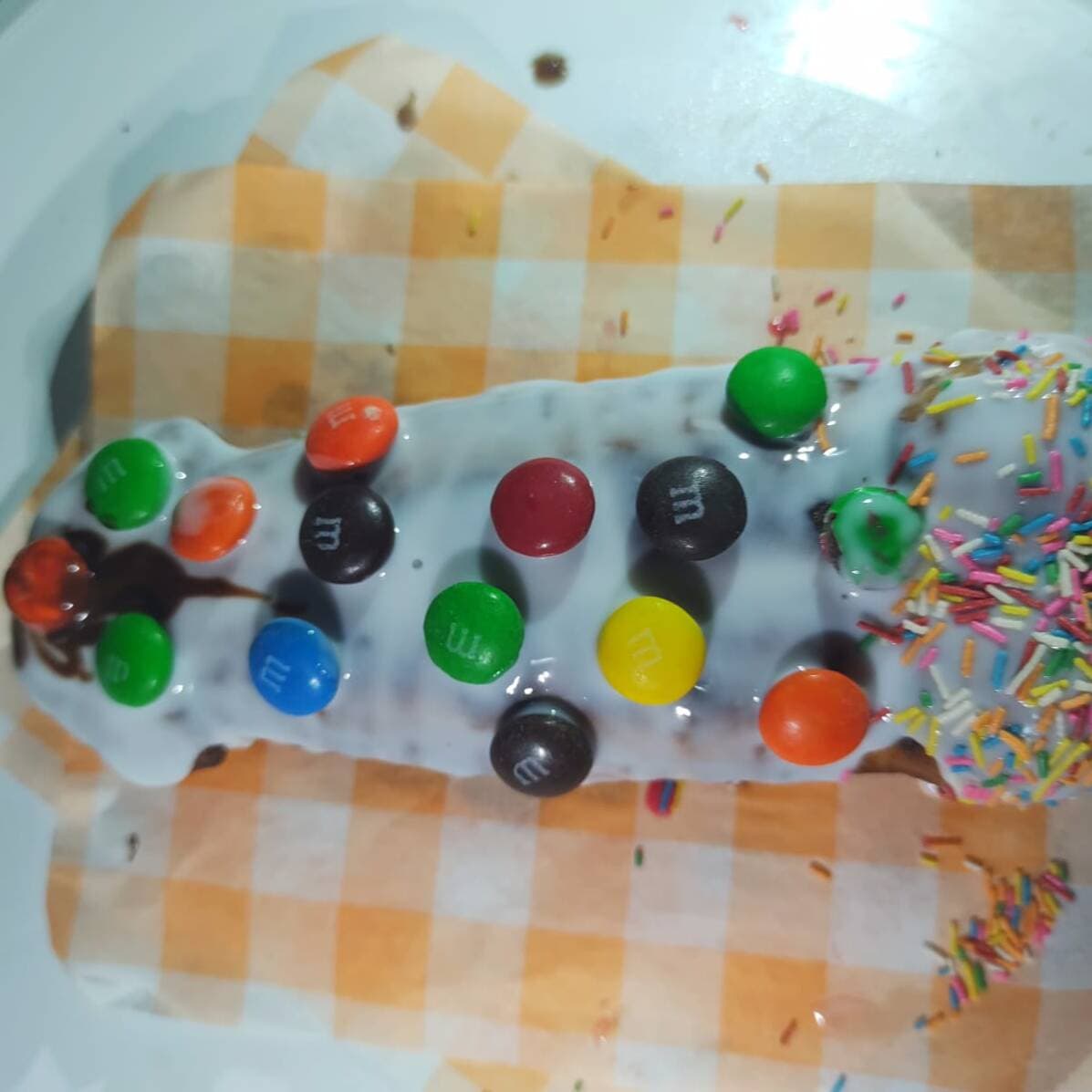 Nepe Waffle con M&M