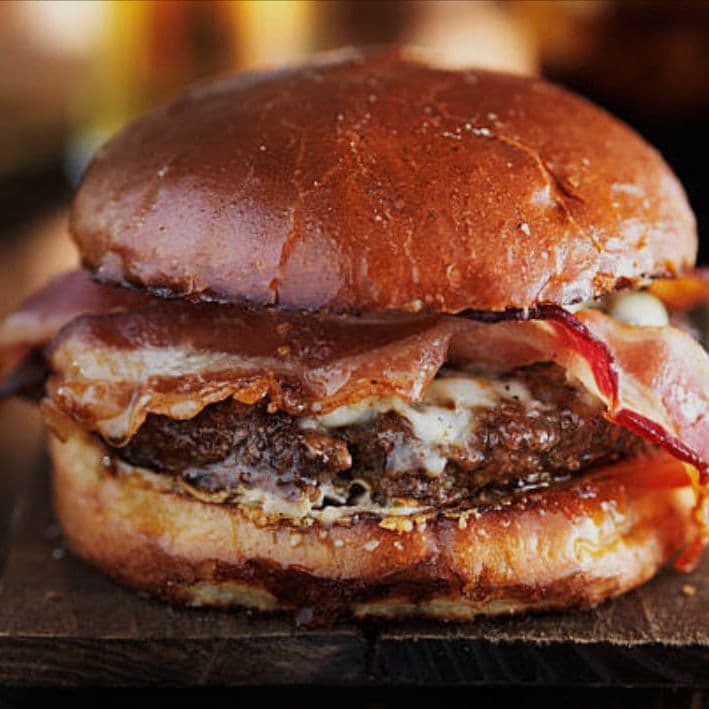 Hamburguesa tocino