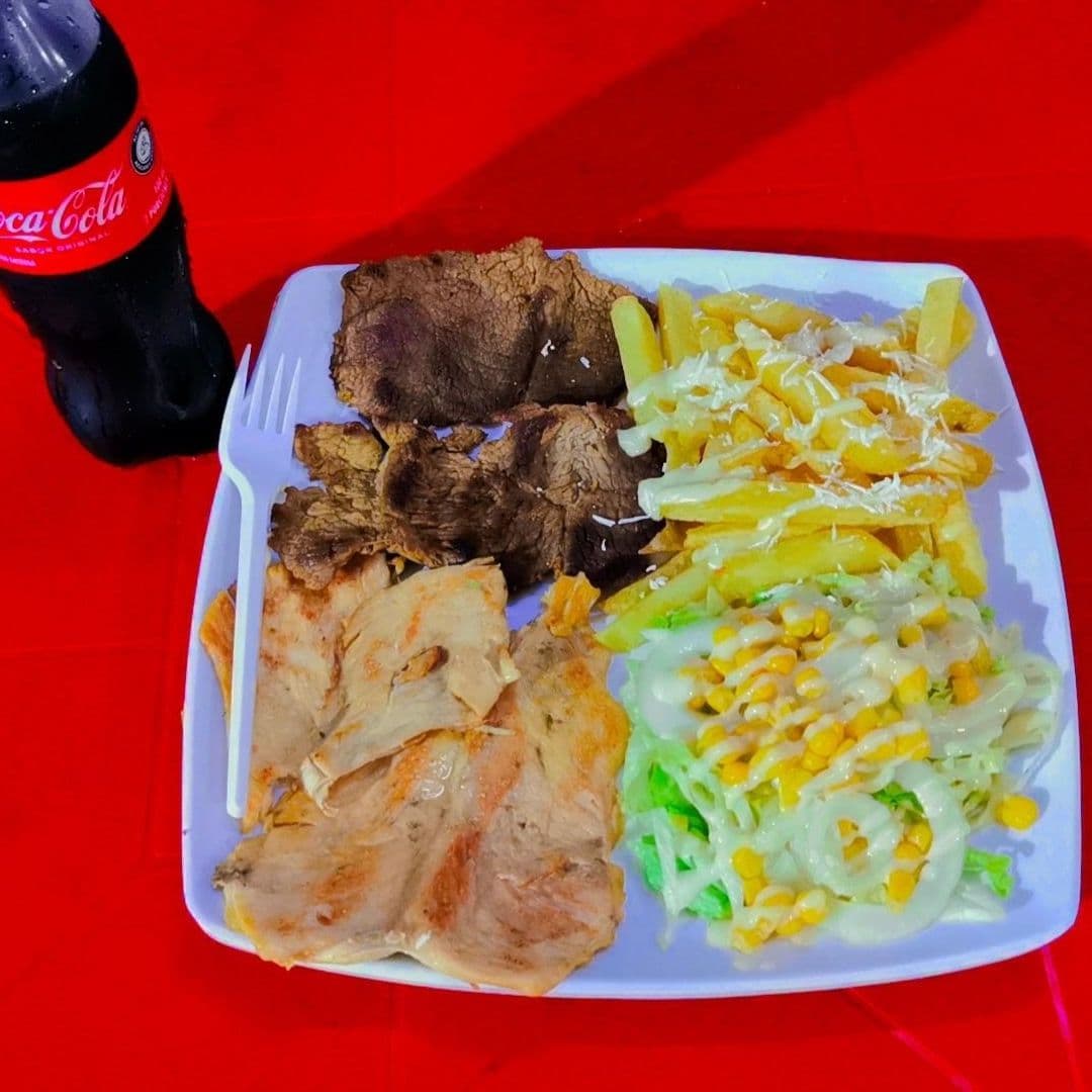 Pechuga & Carne Asada & Coca Cola 400ml