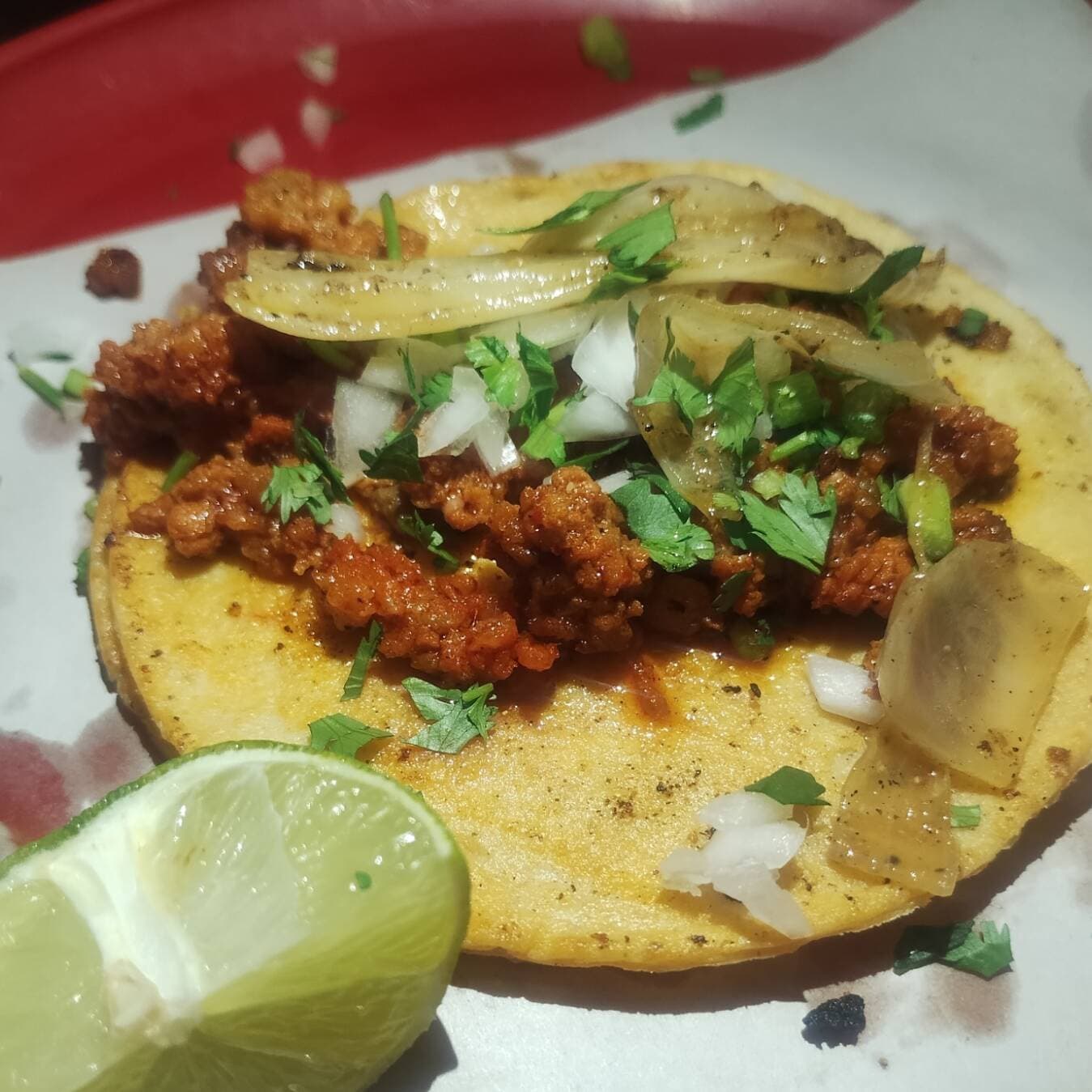 Orden de Tacos de Chorizo