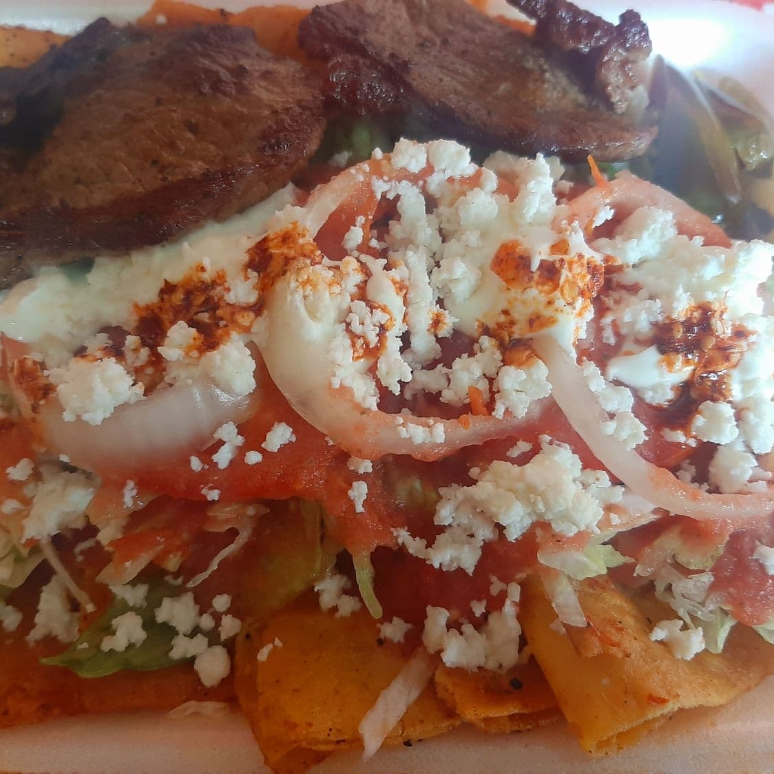 Orden Enchiladas con Bistec (5pzas)