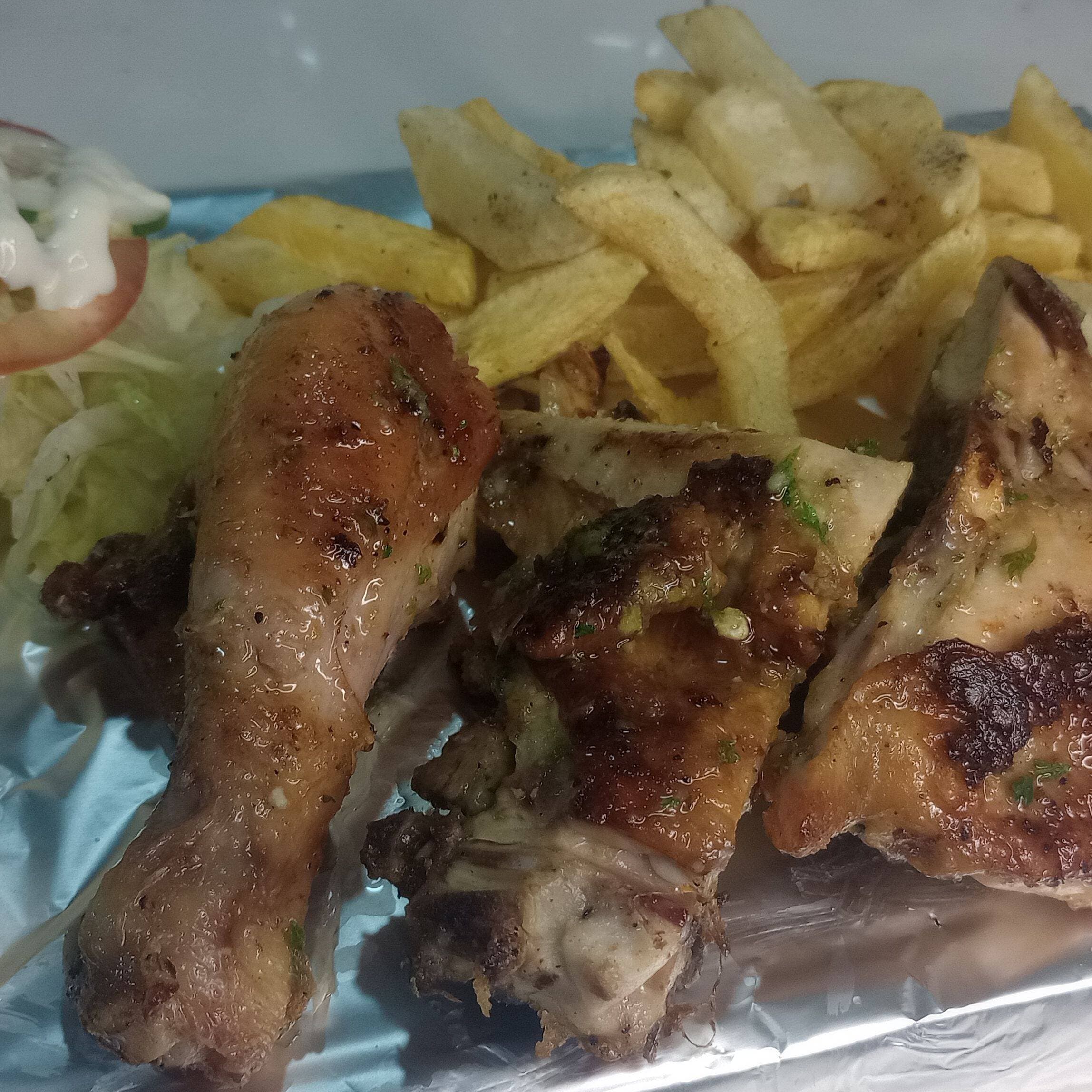 1/4 Pollo Asado Al Carbón