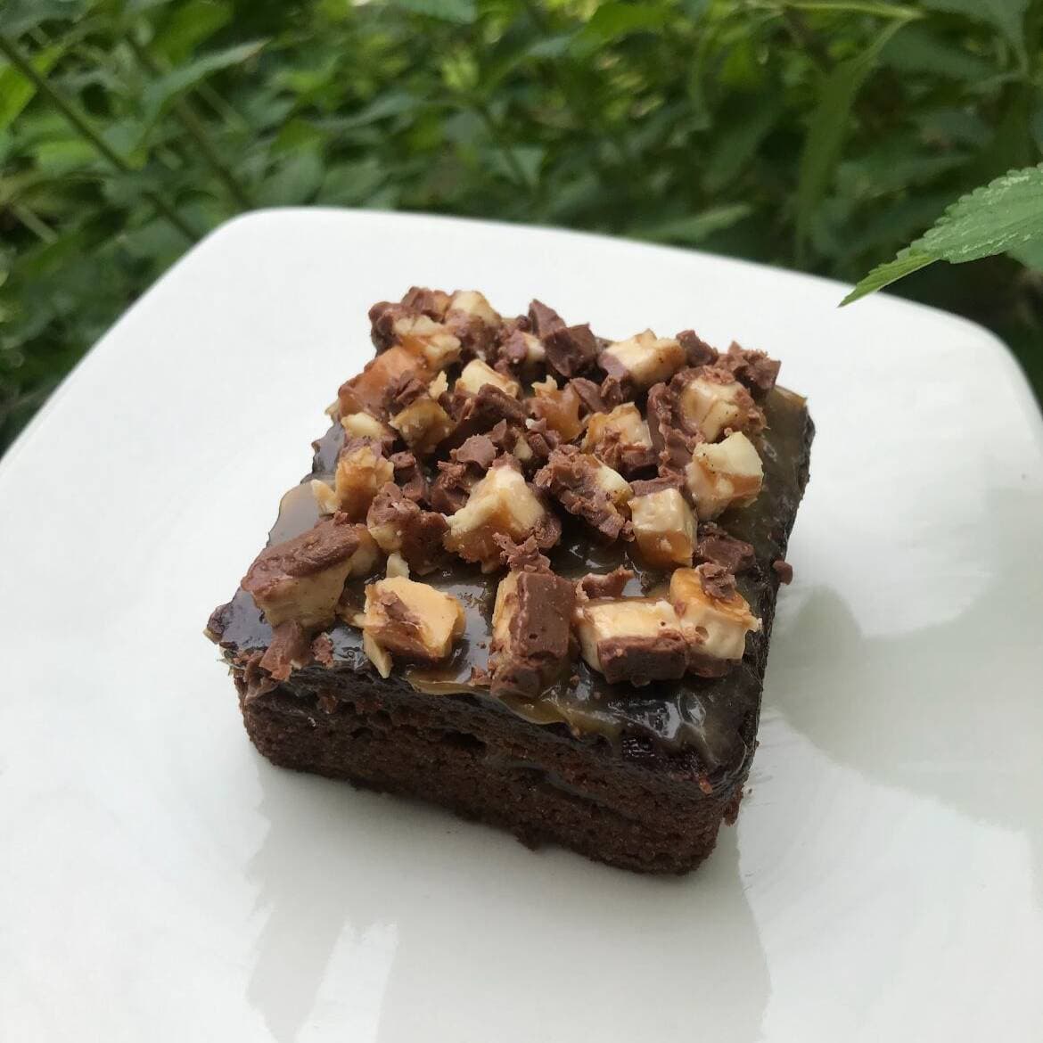 Brownie con Snicker