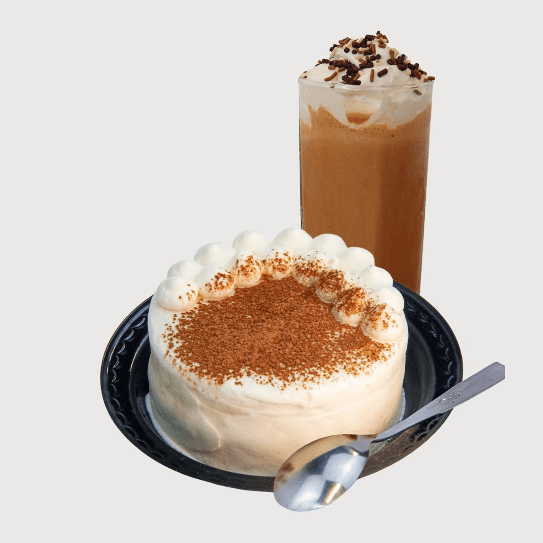 Combo 1 Pastel Tiramisu + 1 Capuchino Frio