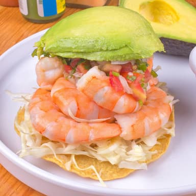 Tostada de Camarón
