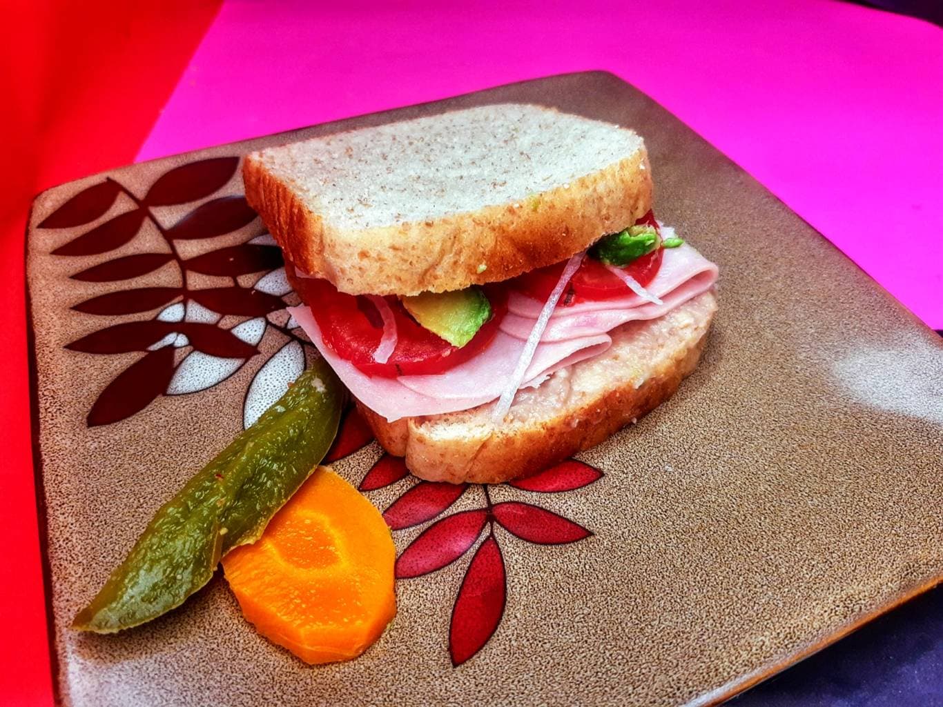 Sándwich Integral de Jamón de Pavo