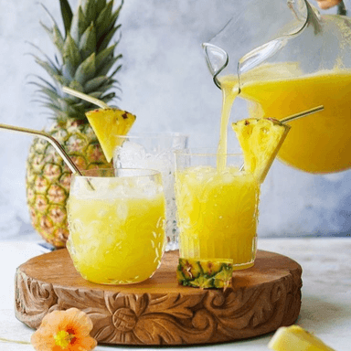 LITRO DE AGUA DE PIÑA NATURAL!