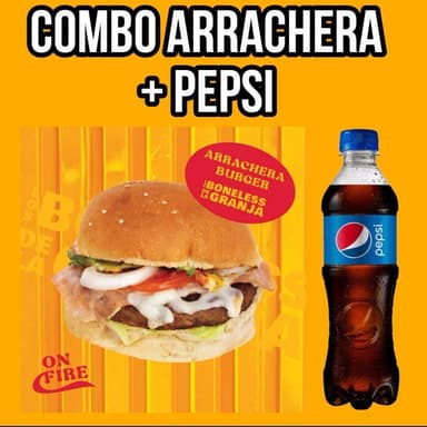 Combo-Arrachera + Pepsi