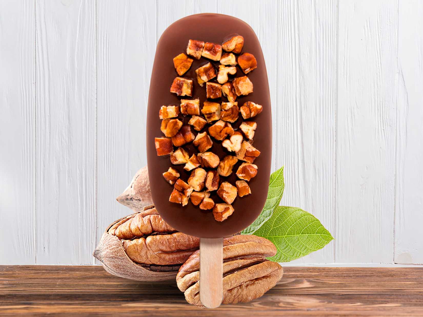 Paleta Vainilla con Nuez