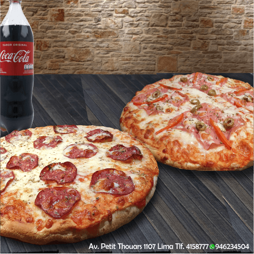2x1 Combo Pizza Familiar