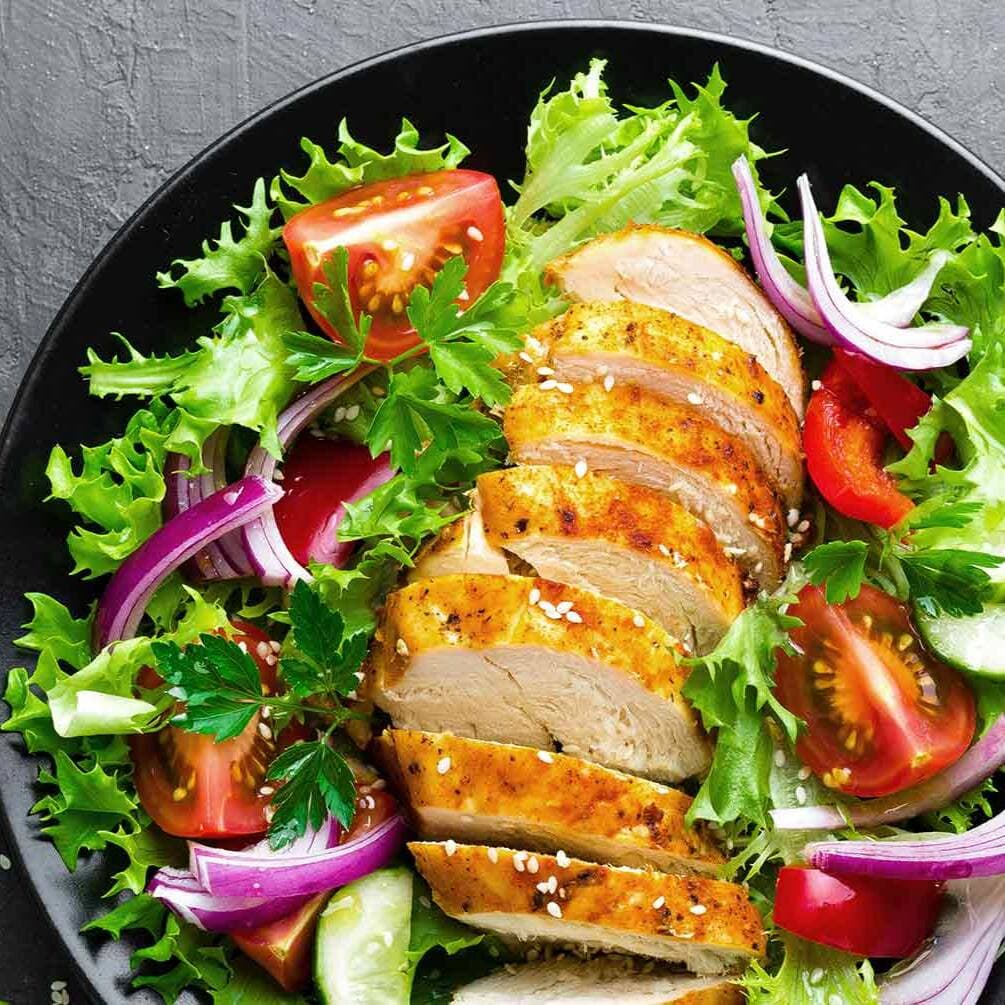 Ensalada pechuga de pollo