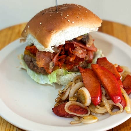 Hamburguesa Grande con Pastor