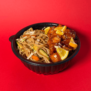 Bowl Naranja + Chow Mein Grande