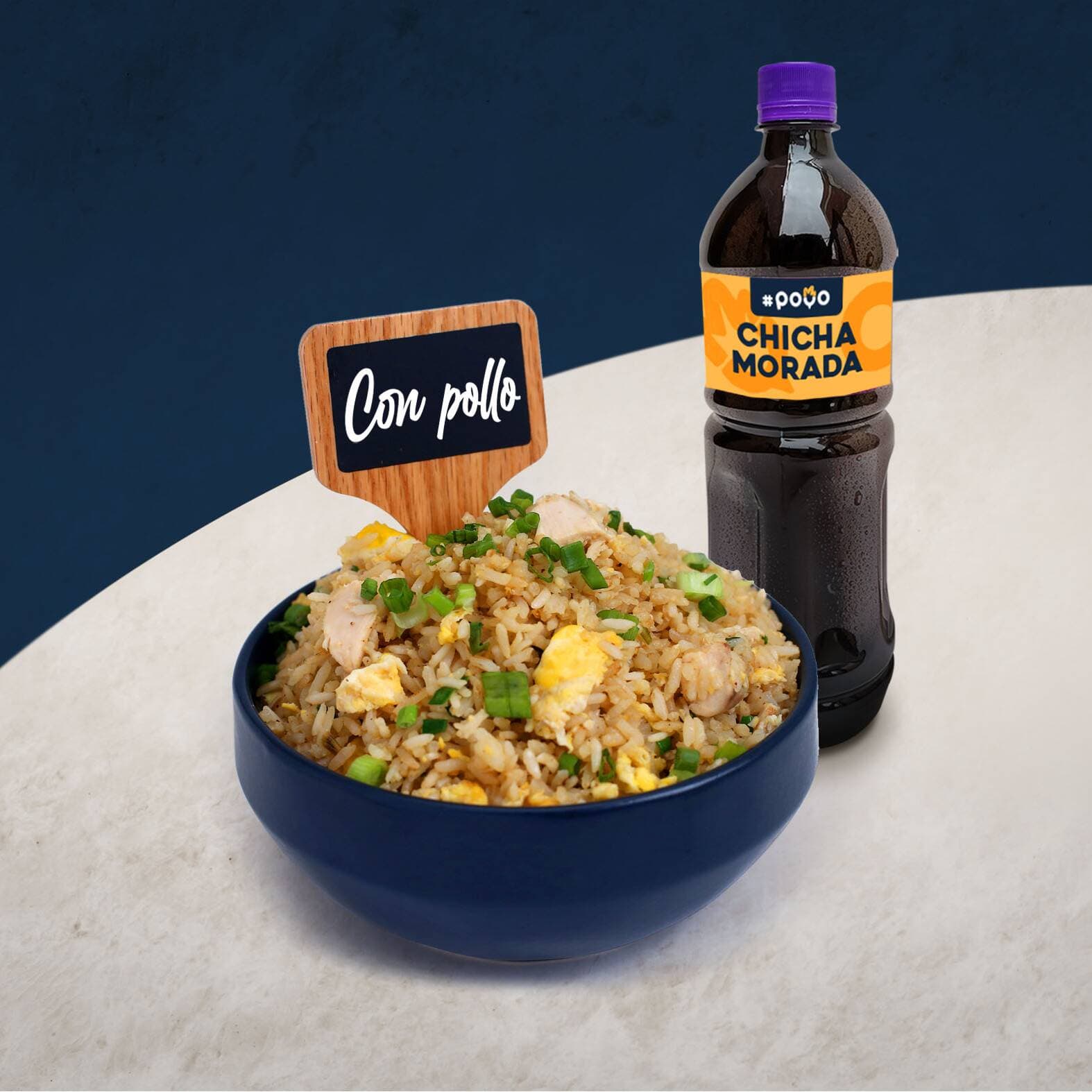 Chaufa con Pollo y Bebida Personal