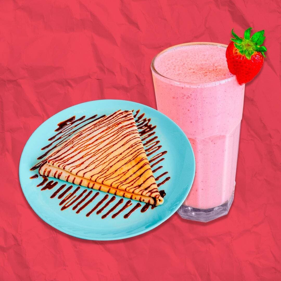 Crepé Dulce Básico + Jugo natural