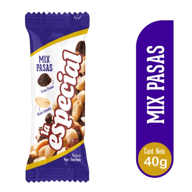 Mani Mix Pasas La Especial 40g