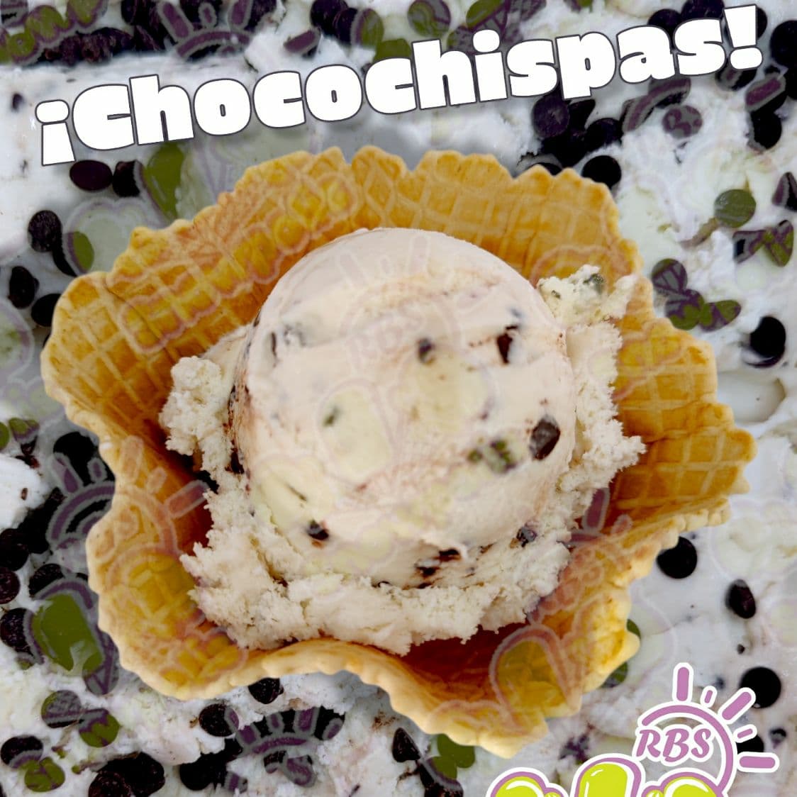 Helado de chocochispas