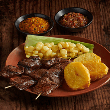 Anticuchos de Corazón Porción 3 uds