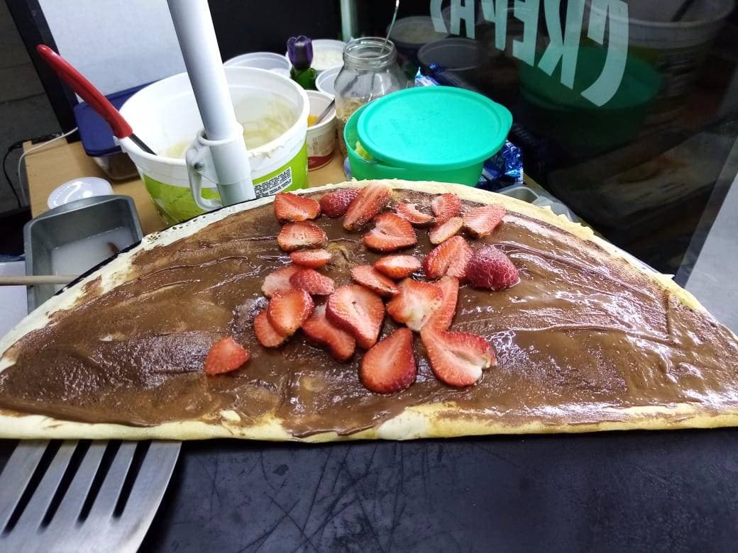 Crepa de Nutella con Fresas