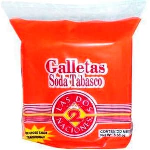 GALLETAS DOS NACIONES SODA TABASCO 250 G
