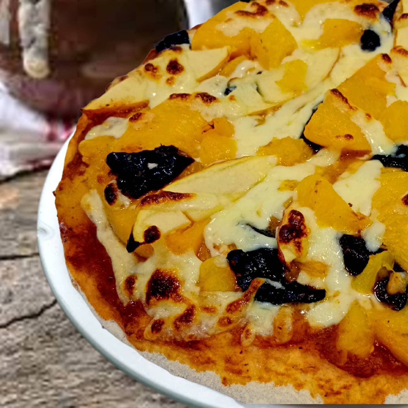 Pizza de Frutas