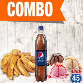 HAZLO COMBO PAPAS, REFRESCO Y Galleta Oatmeal Crem